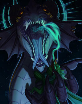 Additional preyed character is at basic/normal level of detailing as far as predator.